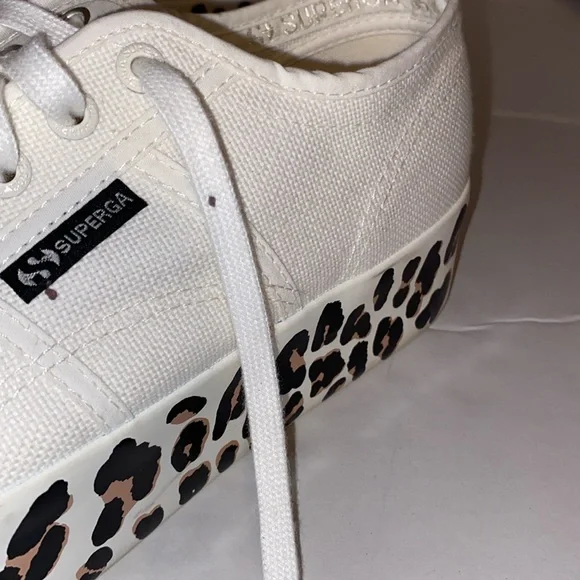 SUPERGA -2790, Foxing Print, Women’s Platform Sneakers, Size 7.5 - Picture 11 of 12